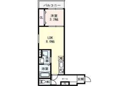クオーレ南正雀駅前間取り図面
