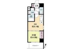 ライブガーデン江坂Ⅸ間取り図面