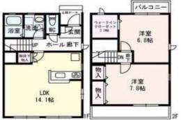 Calme maison 富田間取り図面