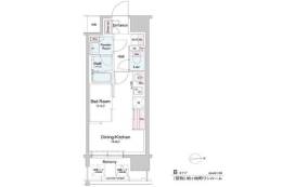 コンフォリア・リヴ南森町Q間取り図面