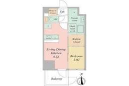 セレニテ東梅田アリエ間取り図面
