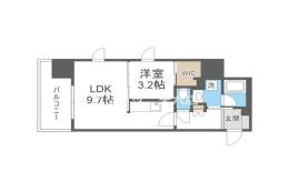シーズンフラッツ梅田EAST間取り図面