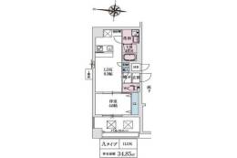 スプランディッド新大阪VIII間取り図面