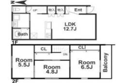 貸家間取り図面