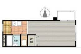 クローバーMオザキA棟間取り図面
