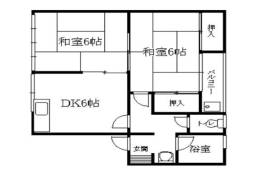 春日丘ハイツＢ棟間取り図面