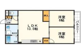 サニーコーポ西口間取り図面