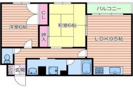 バッハレジデンス高槻I間取り図面