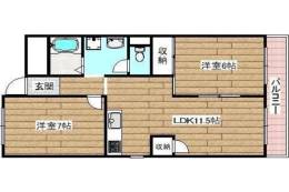 マンション紫明園間取り図面