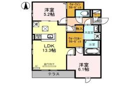AZUR上中条間取り図面