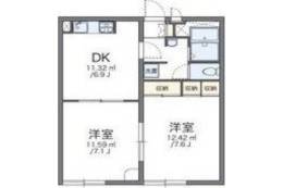 レオパレスパーシモン　辻子間取り図面