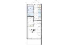 レオパレス見付山間取り図面