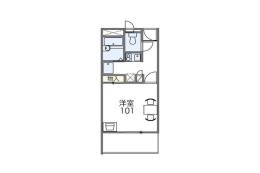 レオパレス上穂積間取り図面