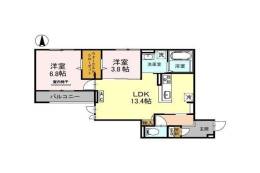 D-residence八幡町間取り図面