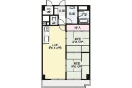 チサンマンション第五江坂間取り図面