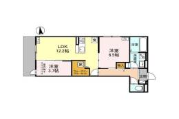 ラ・パーチェ江坂　Ⅱ間取り図面