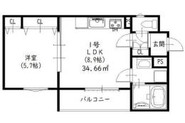 クリエオーレ原町間取り図面