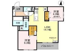 めぞん西田中間取り図面
