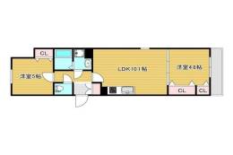 セレニティ豊川A棟間取り図面