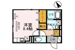 D-room　Futaba　2間取り図面