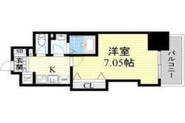 Luxe天神橋間取り図面