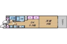 エスリード天満橋間取り図面
