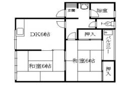 春日丘ハイツＢ棟間取り図面