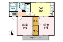 ハイカムールB棟間取り図面