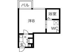 アスール江坂3rd間取り図面