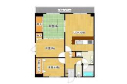 リバーサイド千里丘間取り図面