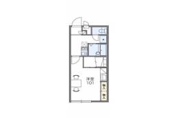 レオパレスＯｐｔｉｍ安満間取り図面