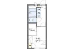 レオパレスさき間取り図面