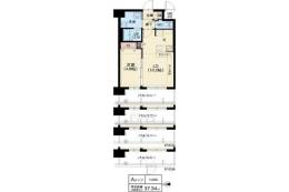 スプランディッド茨木天王間取り図面