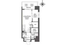 コンフォリア江坂江の木町Q間取り図面