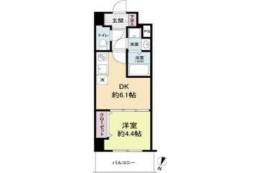 ライブガーデン江坂Ⅸ間取り図面