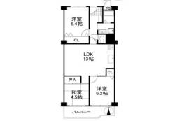 春日丘グリーンハイツＢ棟間取り図面