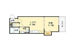 仮称）高槻市古曽部共同住宅間取り図面