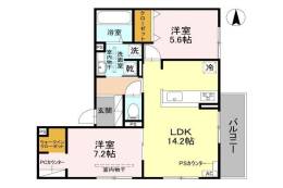 D-residence下田部B間取り図面