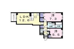 クローバー　フレア間取り図面