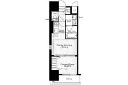 扇町公園プライマリーワン間取り図面