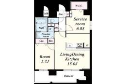 セレーナ コンフォルト天神橋間取り図面
