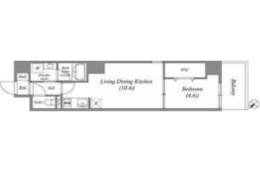 ブロード江坂広芝町レジデンス間取り図面