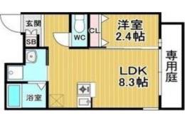 リアコート関大前Ⅱ間取り図面