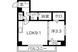 リップル南森町間取り図面
