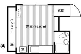 コーポ不二ビル間取り図面
