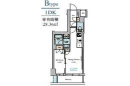 Brillia ist 門前仲町間取り図面