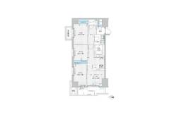 関寅ビル第10間取り図面