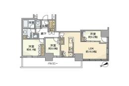 プラウドタワー小岩フロント間取り図面