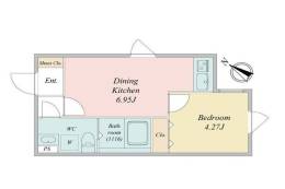 ＬｉｖｅＦｌａｔ森下Ⅱ間取り図面