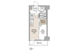 グランカーサ住吉Ⅱ間取り図面